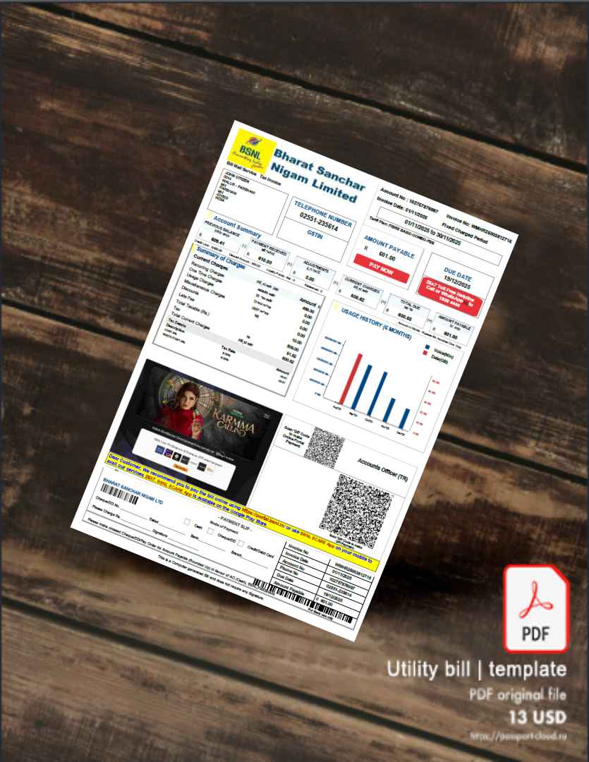 Utility bill | Albanian Power | Albania